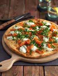 Smoked Salmon And Creme Fraiche Pizza Recipe Delicious Healthy Recipes Smoked Salmon Pizza Seafood Recipes