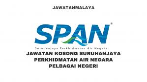Jadilah yang terawal memohon jawatan kosong suruhanjaya perkhidmatan air negara (span) hari ini. Jawatan Kosong Suruhanjaya Perkhidmatan Air Negara Span Pelbagai Negeri