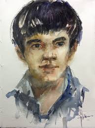 43 + 15 Drawing is free session ! Thank you Chloe! @drawingisfree_org  Watercolor and fountain pen 0.5 mm head