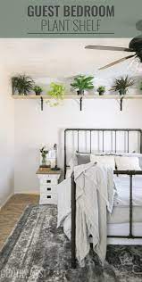 One Room Challenge Week Four Diy Guest Bedroom Shelving Shelves In Bedroom Bedroom Diy Guest Bedroom