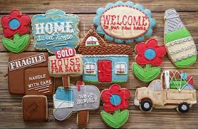 Housewarming Gift House Warming Gifts Sugar Cookies Decorated Cookie House