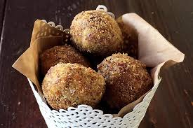 Polpette farina di ceci vegan. Polpette Di Ceci E Riso Rosso Nomnom Q B Food Travel Beauty