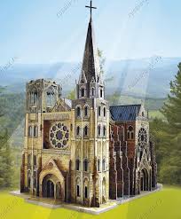 Model builds not sure if the name will stick, but the builds will. Gothic Cathedral Card Model Kit Papieren Modellen Gebouwen Modellen
