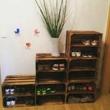 Geflammt Obstkiste Mit Mittelbrett Regal In 2020 Obstkisten Obstkisten Regal Kisten Regal