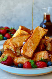 Baked French Toast Sticks Freezer Friendly Just A Taste