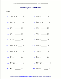 Convert between kilometers, meters, centimeters, millimeters. Metric Measuring Units Worksheets