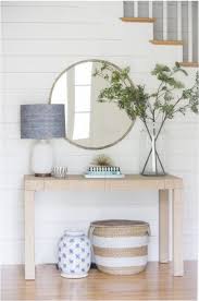 I like very clean lines and not a lot of clutter/kni. Entryway Design Plans Console Table Round Up Remington Avenue