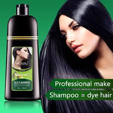 If you have a full mane of dark brown hair, using a purple shampoo won't be particularly effective. Noni Herbal Black Hair Magic Fast Dye Shampoo For The Back Magic Comb Color Hair 500ml Hair Color Aliexpress