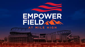 The temporary name of broncos stadium at mile high was used last season and during the. Broncos Agree To Terms With Empower Retirement On 21 Year Deal To Name Stadium Empower Field At Mile High