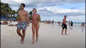 Walking Paradise Beach in Tulum, MX | Playa Paraiso - YouTube