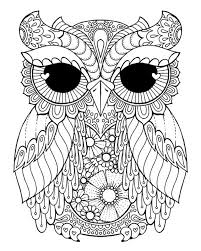 Owl Iii Coloring Canvas Owl Coloring Pages Mandala Coloring Pages Coloring Books
