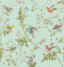 Wallpaper With Birds And Flowers For Walls Download Pastel Vintage Wallpapers For Free Wallpaper Monodomo In 2020 Cole And Son Wallpaper Hummingbird Wallpaper Lee Jofa Wallpaper