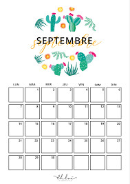 Calendriers A Imprimer Ete Blog Lifestyle La Penderie De Chloe 3 thèmes de couleurs disponibles : calendriers a imprimer ete blog