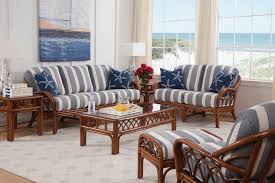 Redecorate your living room overnight with a new furniture collection. American Rattan Edgewater Rattan 5 Pc Living Room Set Model 914 Made In The Usa By Braxton Culler Clearance Sale Free Shipping American Rattan