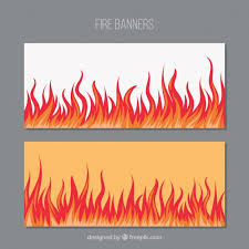 Free vector icons in svg, psd, png, eps and icon font. Free Vector Flat Design Fire Banner