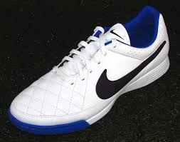 Nike Tiempo Genio Leather Tf Turf Soccer Shoes Sizes 10 12 White Blue Soccer Shoes Nike Shoes