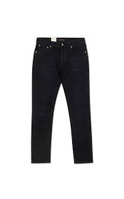 Nudie Jeans Thin Finn Worn Black Coated