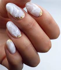 Marble nails are a kind of nail art design which imitates the. 30 Simple White Nails Ideas You Should Try Flymeso Blog