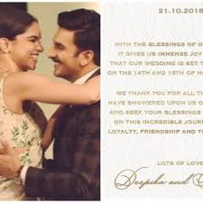 It S Official Deepika Padukone And Ranveer Singh Announce Their Wedding Date In 2020 Deepika Padukone Wedding Looks Wedding Of The Year