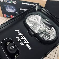t4は試作車とは言えライトも妥協はしない今回はモーター直結型supernovaのm99miniをチョイス strokecargotrike dagastroke cargobike ebike supernova カーゴバイク 電動アシスト自転車 三輪自転車 mini trike