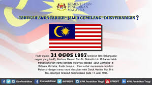 Ia juga lambang dan simbol yang mencerminkan identiti serta kedaulatan negara. Kementerian Pengajian Tinggi En Twitter Faktasejarah Hari Kebangsaan Bakal Tiba Pada Tanggal 31 Ogos Bendera Malaysia Atau Lebih Dikenali Sebagai Jalur Gemilang Pasti Berkibaran Di Seluruh Pelusuk Malaysia Namun Tahukah Anda Tarikh