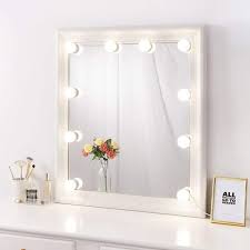 Hollywood Style Led Vanity Mirror Lights Kit With Dimmable Light Bulbs Lighting Fixture Strip For Makeup Vanity Table Set In Dressing Room Mirror Not Include Wish
