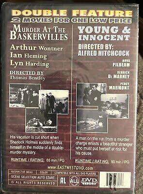Murder At The Baskervilles / Young & Innocent (DVD 1955) Double Feature New