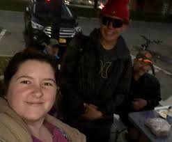 For those that do not know her, this is Claudine who many lovingly refer to  as “Mama”. She parks across from the library Monday-Saturday mornings  serving breakfast to those in need. She