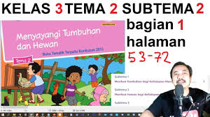 Maybe you would like to learn more about one of these? Tema 2 Kelas 3 Subtema 2 Halaman 53 72 Menyayangi Tumbuhan Dan Hewan Bag 1 Rev 2018 Youtube