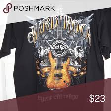 Hard Rock Cafe Tokyo Men S Large Black Tee Cafe Shirt Black Graphic Tees Hard Rock