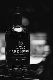 Alberta Premium Dark Horse Whisky Whiskey Bottle Macallan Whiskey Bottle