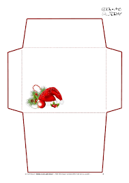 Here you will find a free printable letter and envelope, with easy to make instructions. Santa Letter Envelope Template Tablon