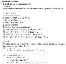 Kunci jawaban buku tematik kelas 4 tema 6. Materi Matematika Kelas X Sma Persamaan Kuadrat Ibu Guru Susi Sr