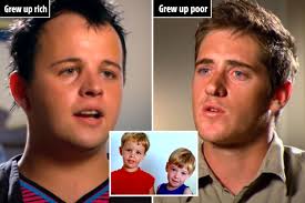 I was dirt poor after being switched at birth while the other kid was rich 