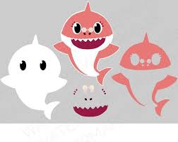 Shark Cutout Files For Cricut Svg And Silhouette Studio File Etsy Baby Shark Shark Theme Birthday Shark Themed Birthday Party