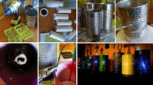 how to make tin can solar lights
