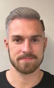 Another day to dye, 2016. Aaron Ramsey Shows Off Latest Striking Hair Style With Wacky Silver Design Daily Mail Online