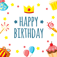 Happy Birthday Card Png Banner Library Happy Birthday Background Cute Full Size Png Download Seekpng
