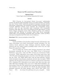 Bagaimana yang dilakukan dalam pisa? Http Www Jurnal Unsyiah Ac Id Peluang Article Download 201296 1183