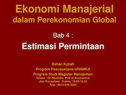Perdebatan panjang dalam analisis ekonomi moneter telah dipusatkan pada pertanyaan mengenai apakah bentuk model yang cocok dan layak untuk mengamati perilaku permintaan. Ppt Bab 4 Estimasi Permintaan Powerpoint Presentation Free Download Id 1422787