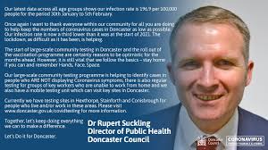 Here's this week's update from our Director of Public Health Dr Rupert  Suckling with updates