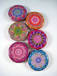 Pin By Christine Claringbold On Mandalas Mandala Coloring Fridge Magnets Glass Magnets