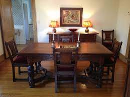 Burr walnut dining suite by maple dated 1930. Pin By Linda Pettit On Yep Antique Dining Rooms Industrial Decor Living Room Oak Dining Room Set