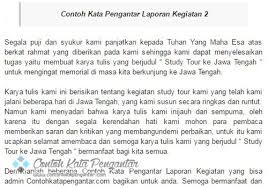 Contoh Kata Pengantar Laporan Kegiatan Contoh Soal Dan Materi Pelajaran 7