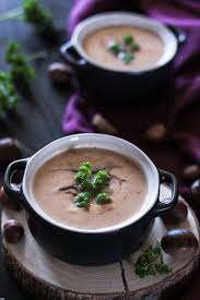 Herbstliche Vegane Maronensuppe Maronensuppe Maronen Suppe Leckere Vegane Rezepte