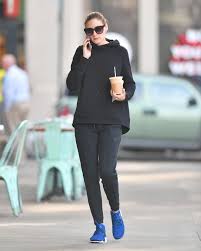 olivia palermo in nike workout gear