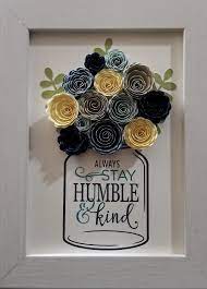 Paper flowers craft with cricut. Pin By Renee Putnam On Cricut Ideas Flower Shadow Box Cricut Crafts Rolled Paper Flowers