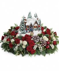 Headquartered in new jersey, avas flowers operates 7 days a. Thomas Kinkade S Country Christmas Homecoming About Flower Products Conklyn S Floris Christmas Flower Arrangements Christmas Flowers