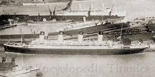 White star line, 1st class cup & saucer in the turquoise wisteria pattern especially chosen for use on board the 'olympic' & 'titanic', manufactured by stoniers of liverpool. Rms Olympic Another Premature Death Gare Maritime
