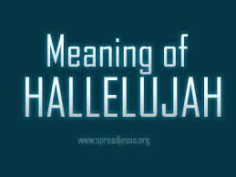 Meaning Of Hallelujah I Was Told It Means Praise The Lord No One Mentioned Jah Or Yah Is A Shortened Form Of The Praise The Lords Meant To Be My Salvation